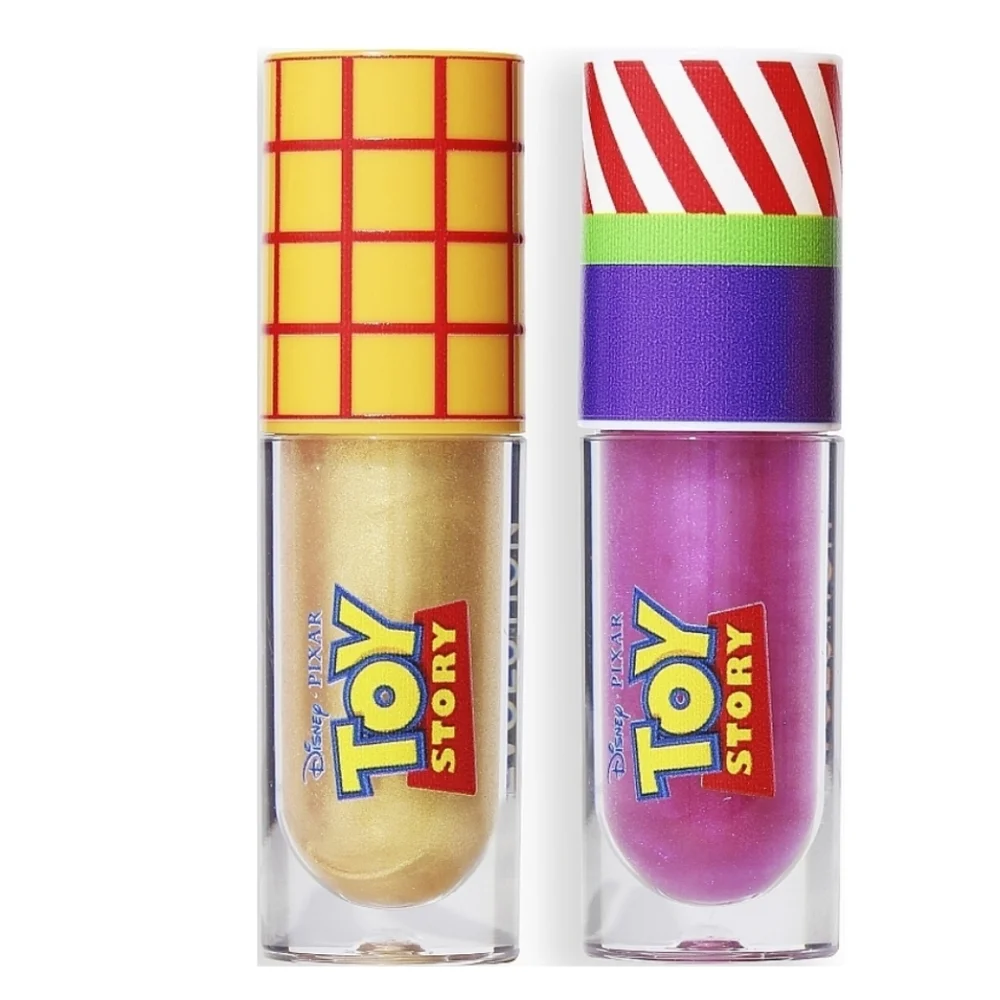 Disney Toy Story Lip Gloss‎ Duo - Gold and Pink